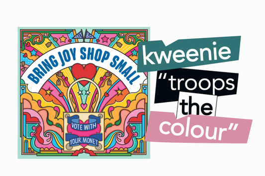 kweenie "troops the colour"...