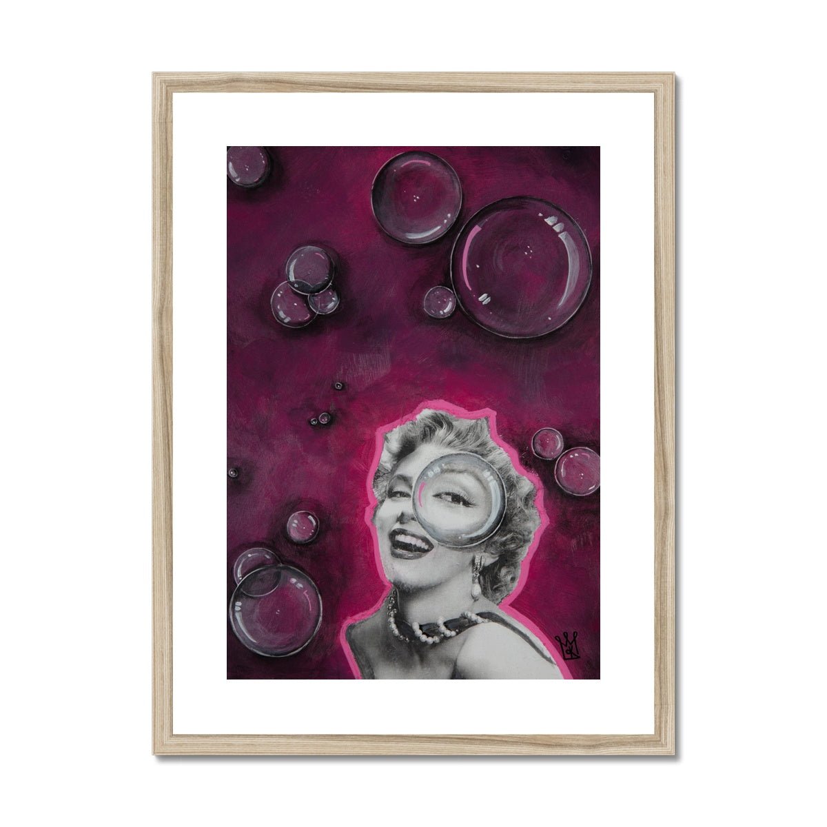 for real - pop art mashup print - kweenie studio
