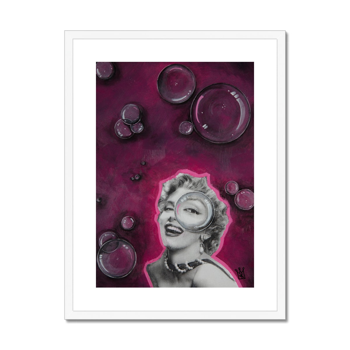 for real - pop art mashup print - kweenie studio