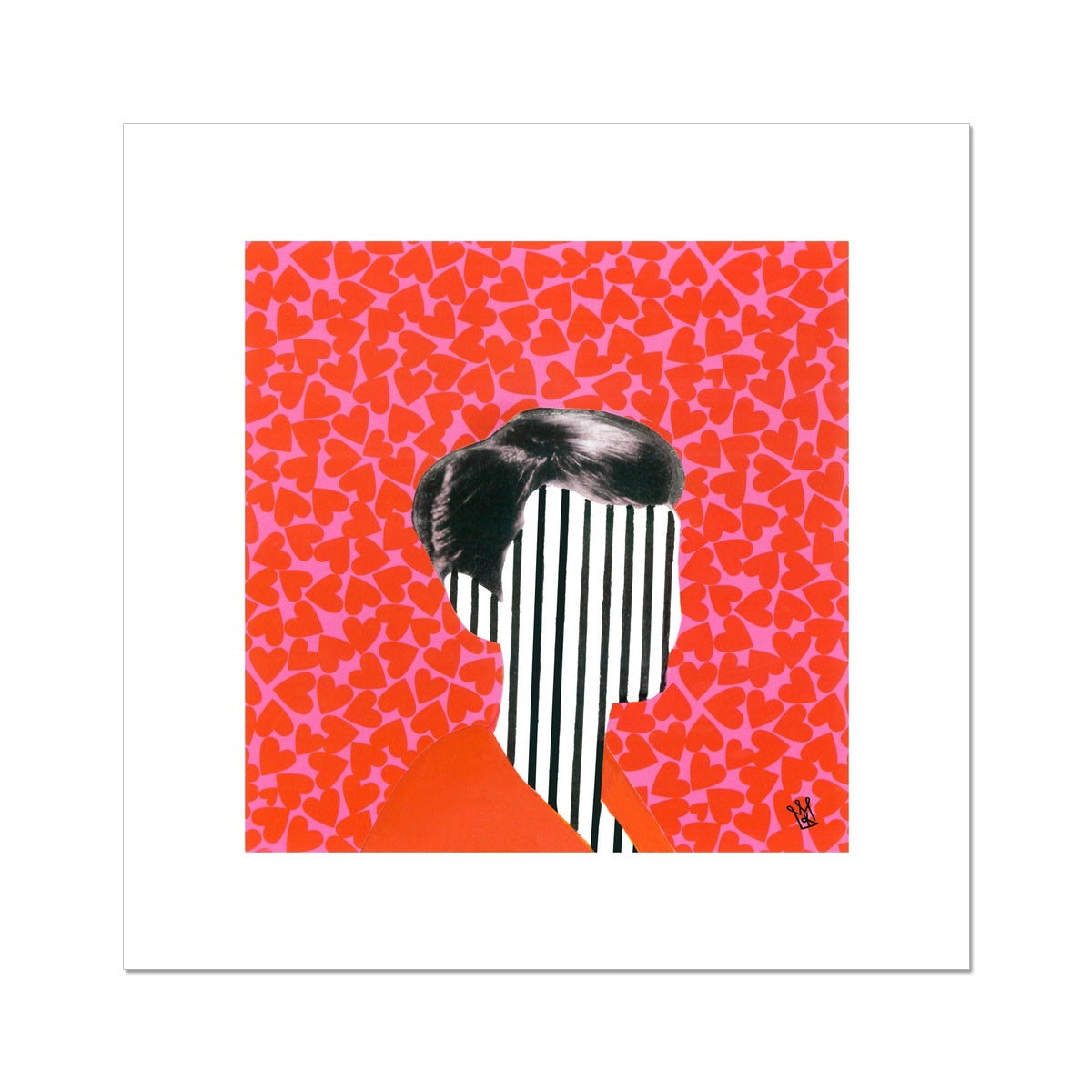 mini pop I - pop art mashup print - kweenie studio