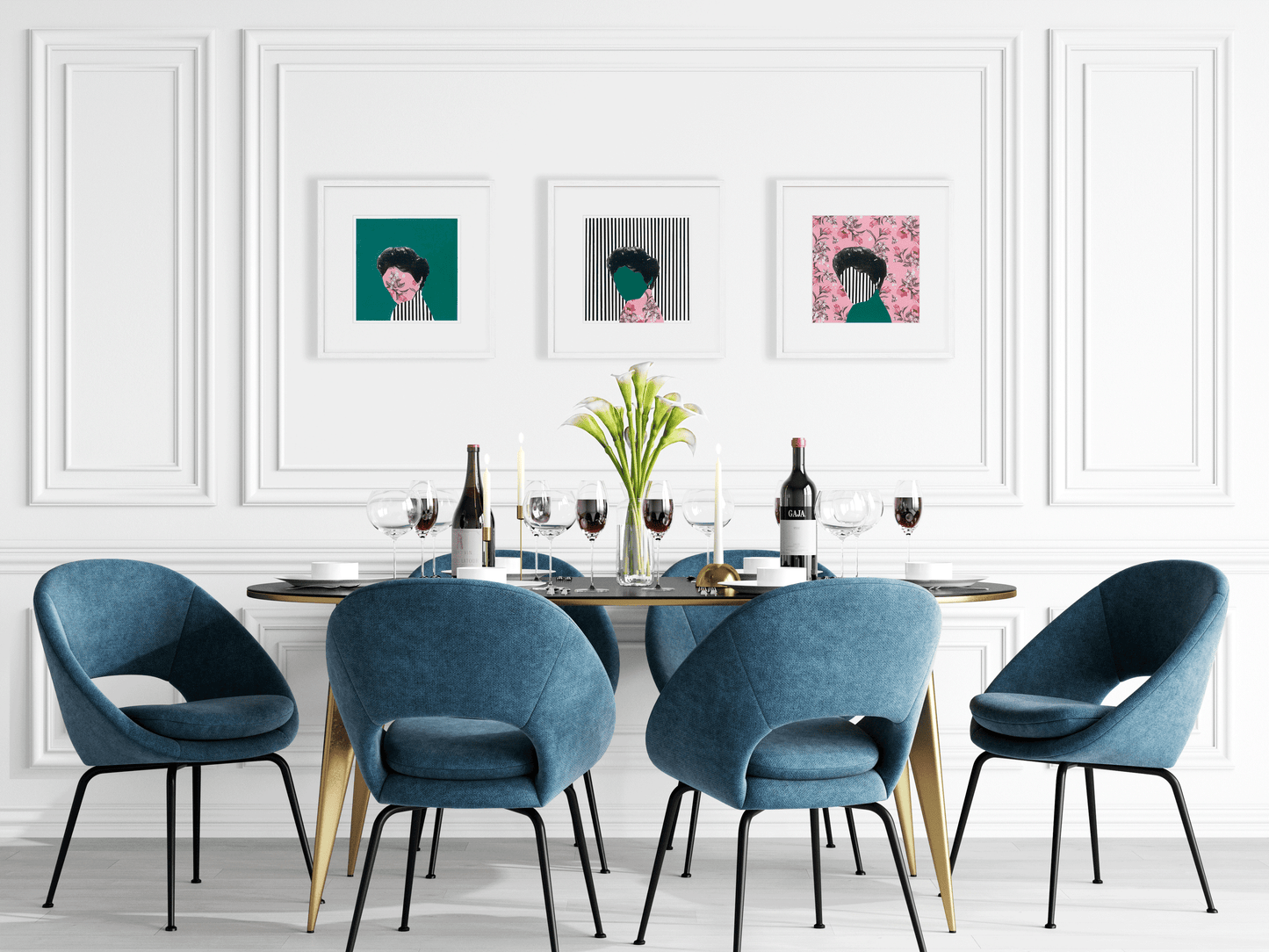 mini pop IX - pop art mashup print - kweenie studio