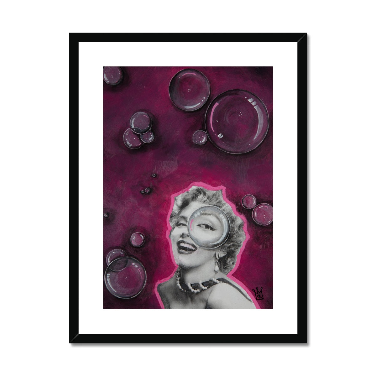 for real - pop art mashup print - kweenie studio