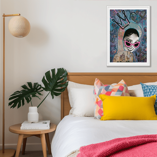 love & money - pop art mashup print - kweenie studio