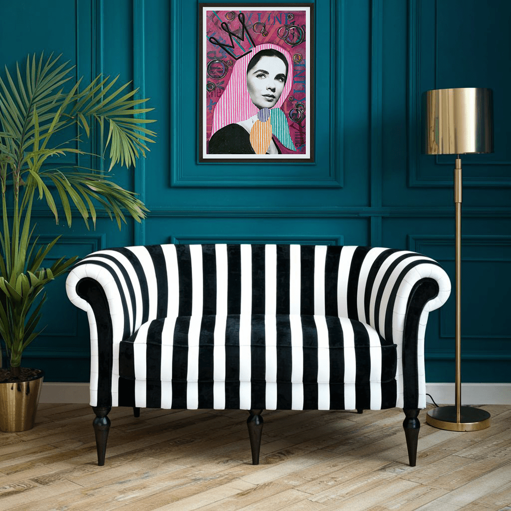 X the line - pop art mashup print - kweenie studio
