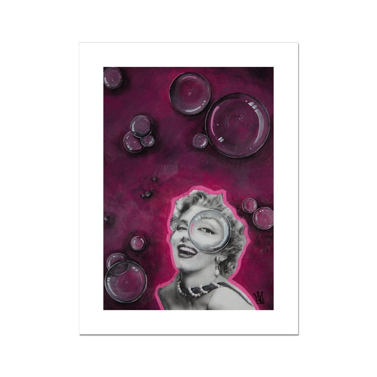 for real - pop art mashup print - kweenie studio
