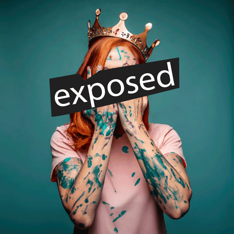 kweenie exposed portrait