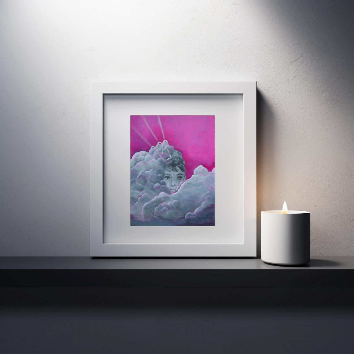 "she never left, II" - FREE pop art fine art print - kweenie studio