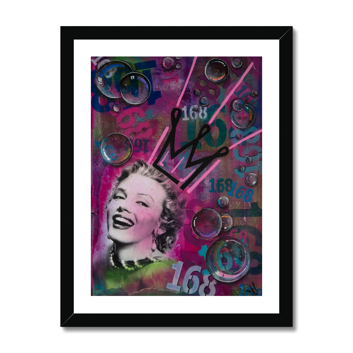 genius - pop art mashup print - kweenie studio