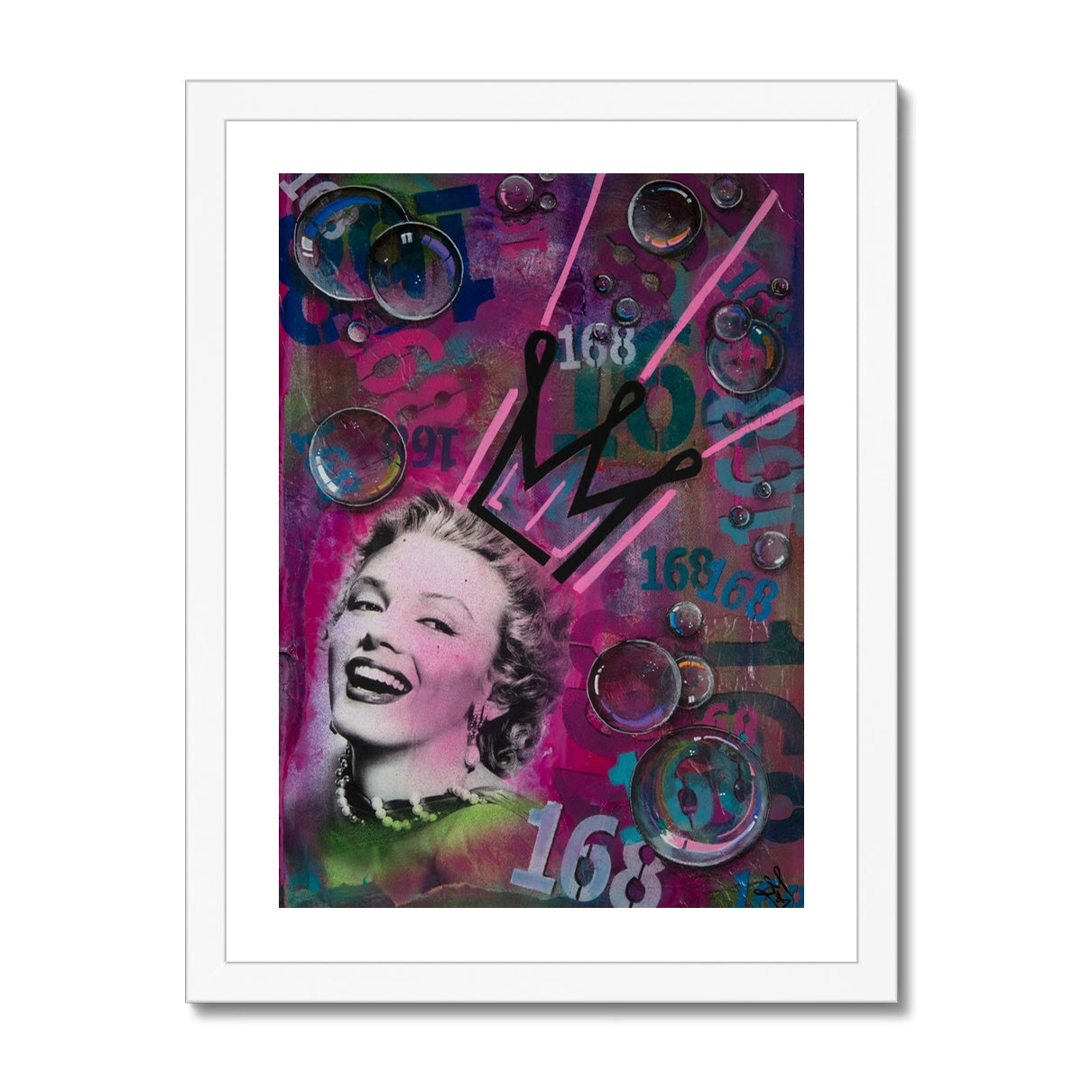 genius - pop art mashup print - kweenie studio