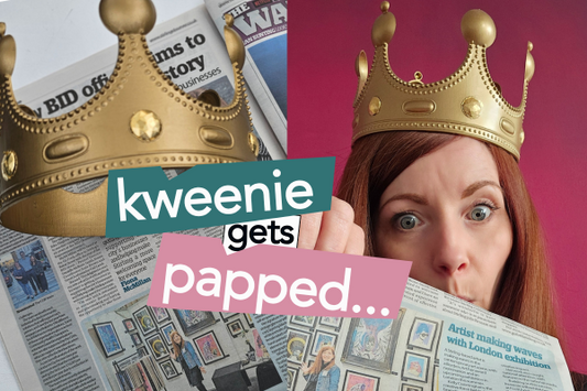 kweenie gets papped...