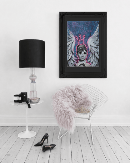 "soar" - feminist pop art original artwork by kweenie - kweenie studio