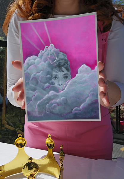 "she never left, II" - FREE pop art fine art print - kweenie studio