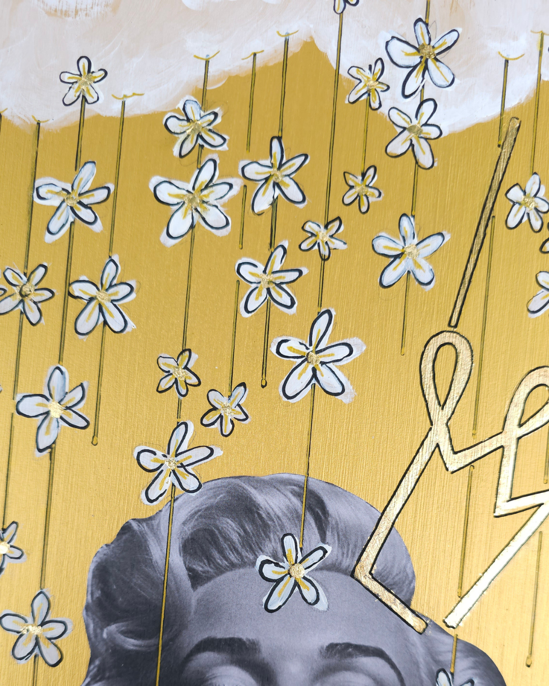 "bellus" - feminist pop art original artwork by kweenie - kweenie studio
