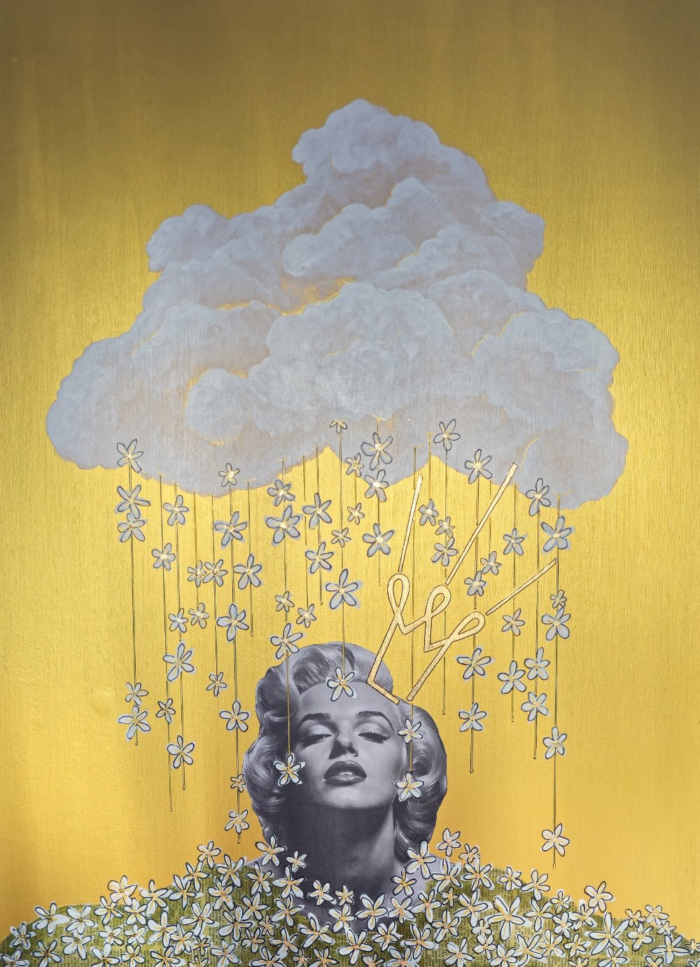 "bellus" - feminist pop art original artwork by kweenie - kweenie studio
