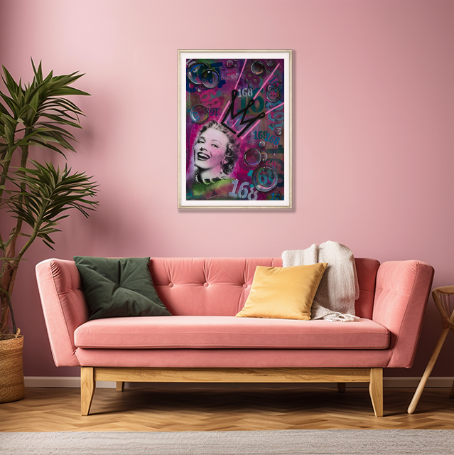 "genius" - pop art fine art print - kweenie studio  