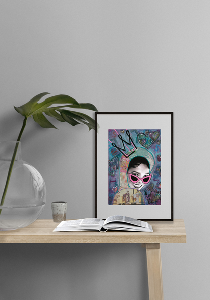 "love & money" - feminist pop art original artwork by kweenie - kweenie studio