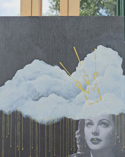 "221" - feminist pop art original artwork by kweenie