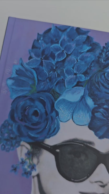 "blue for you" - pop art journal