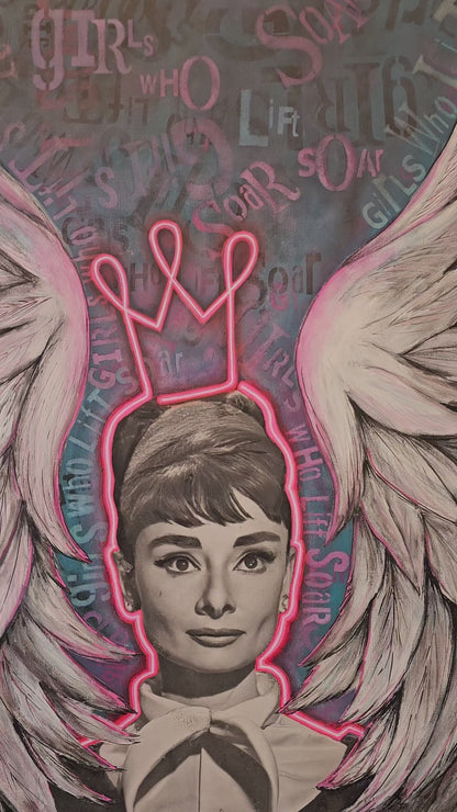 "soar" - feminist pop art original artwork by kweenie