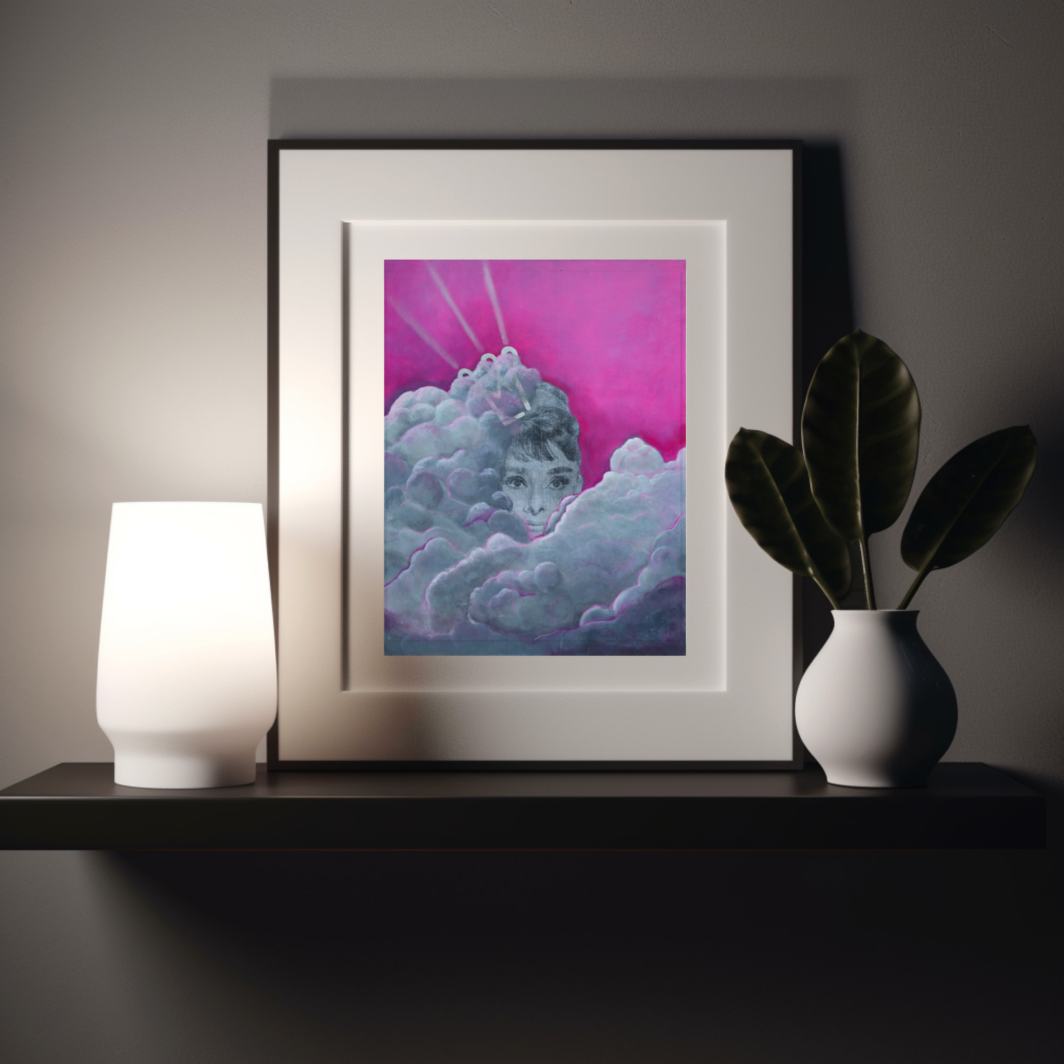 "she never left, II" - FREE pop art fine art print - kweenie studio