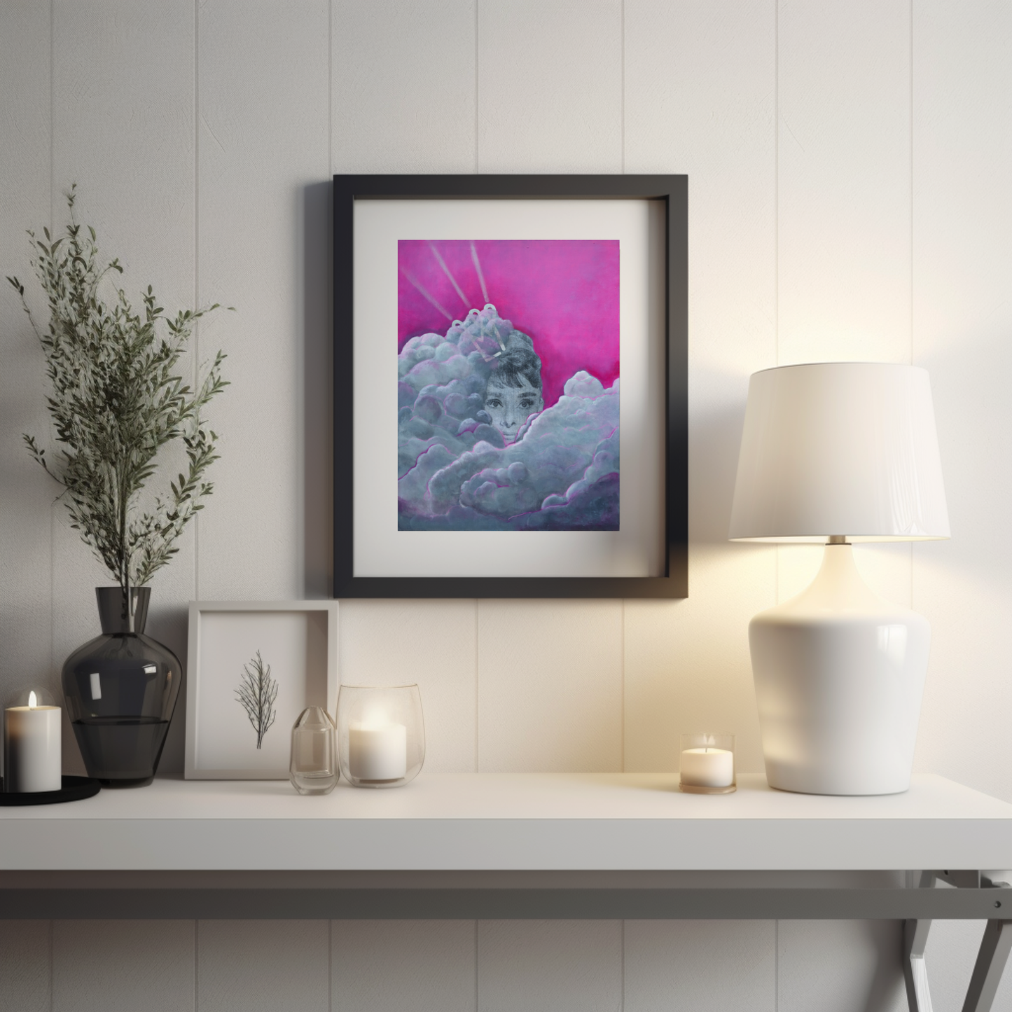 "she never left, II" - FREE pop art fine art print - kweenie studio