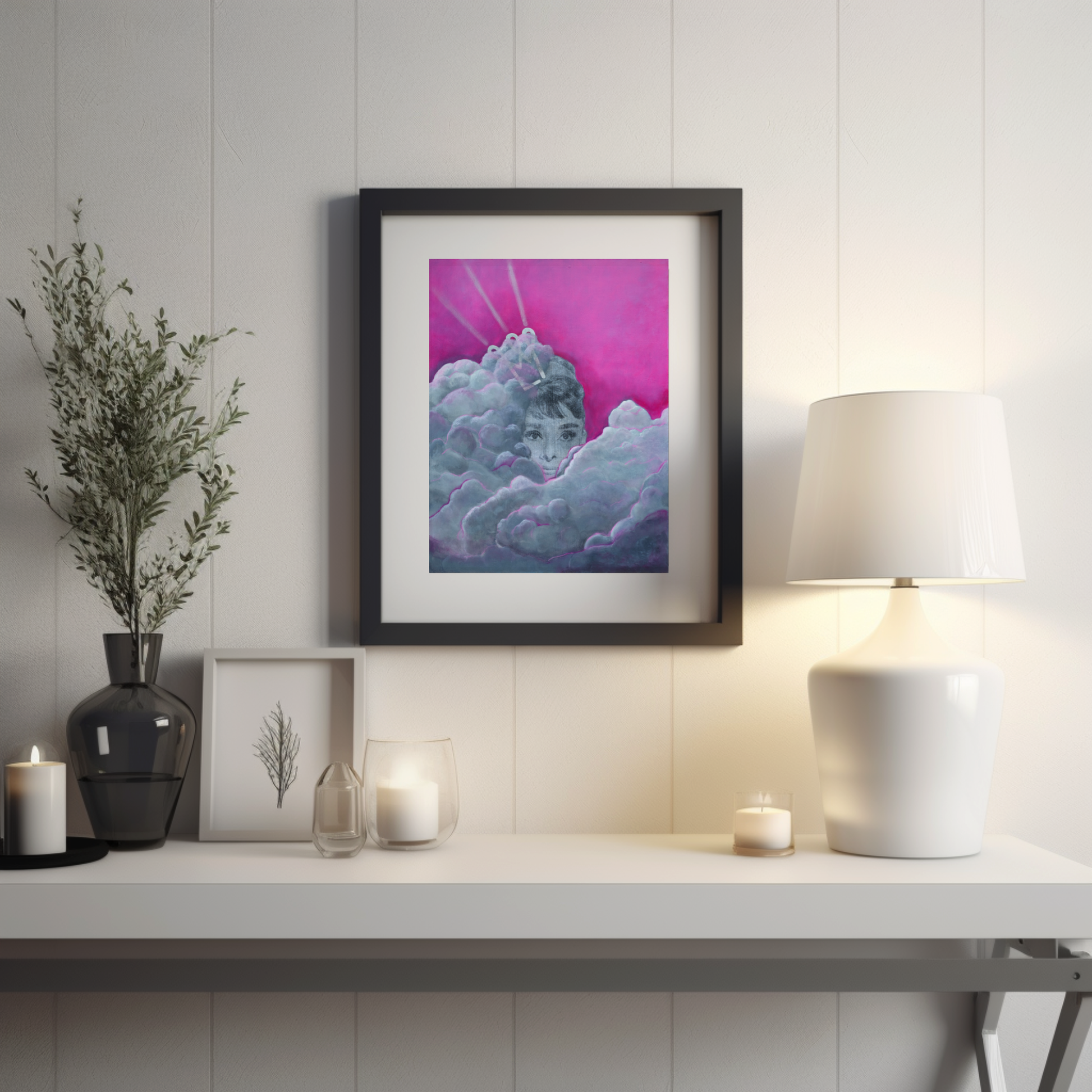 "she never left, II" - FREE pop art fine art print - kweenie studio