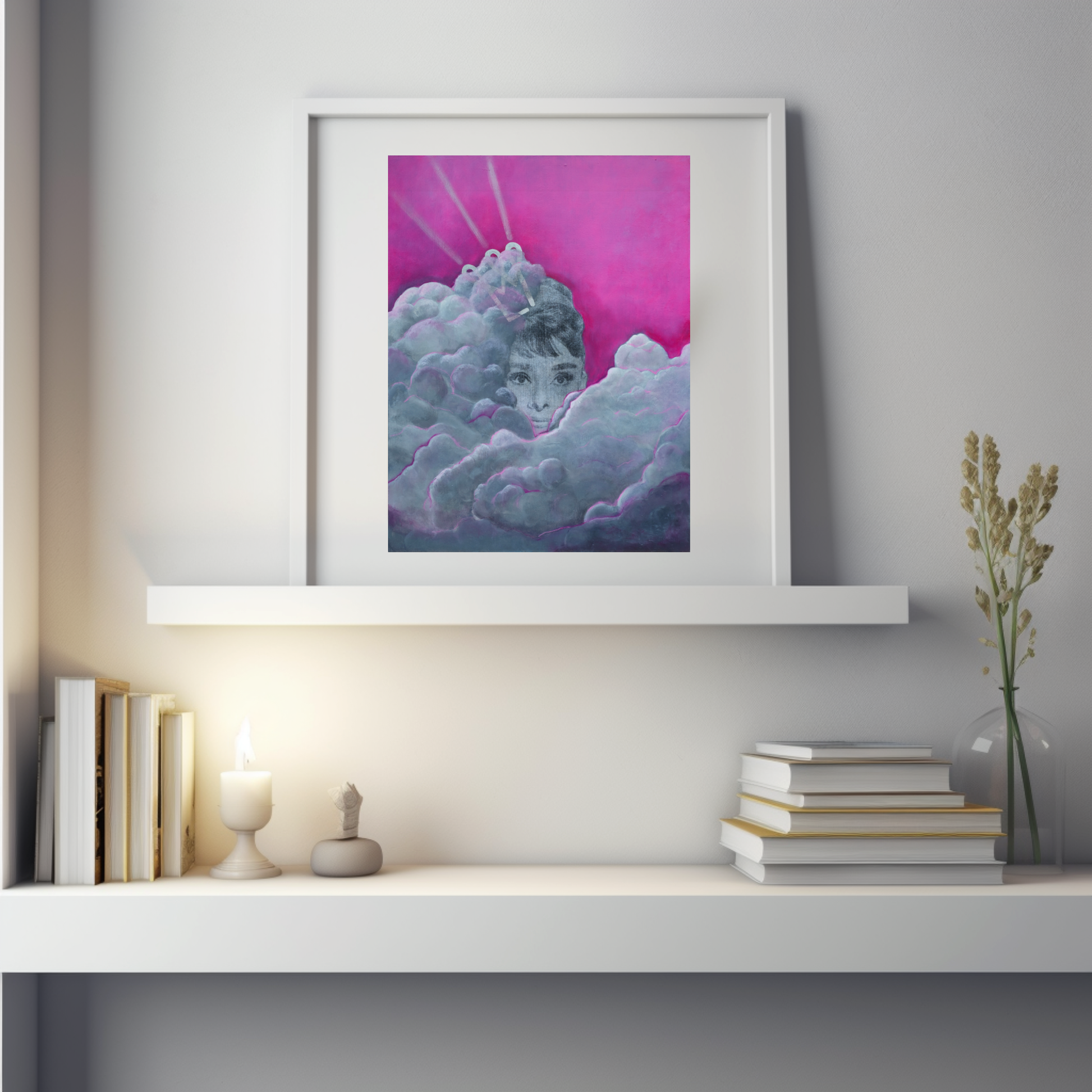 "she never left, II" - FREE pop art fine art print - kweenie studio