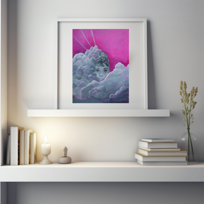 "she never left, II" - FREE pop art fine art print - kweenie studio