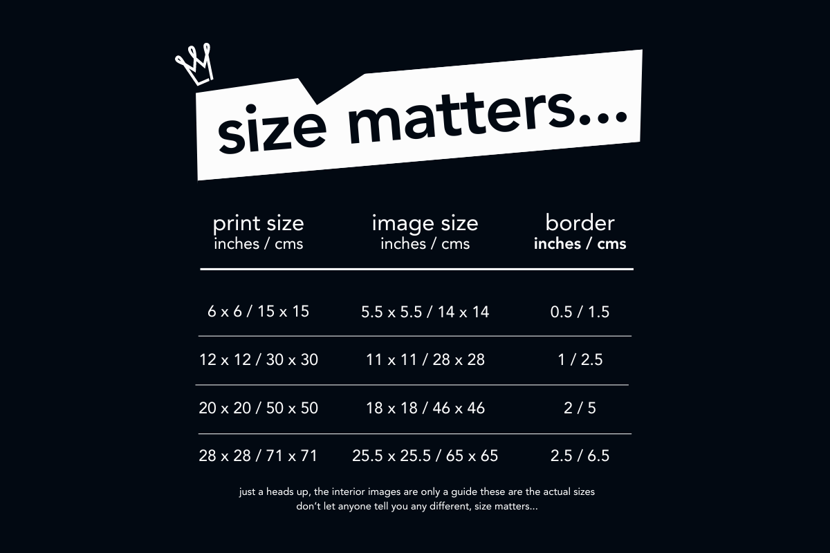 square size guide