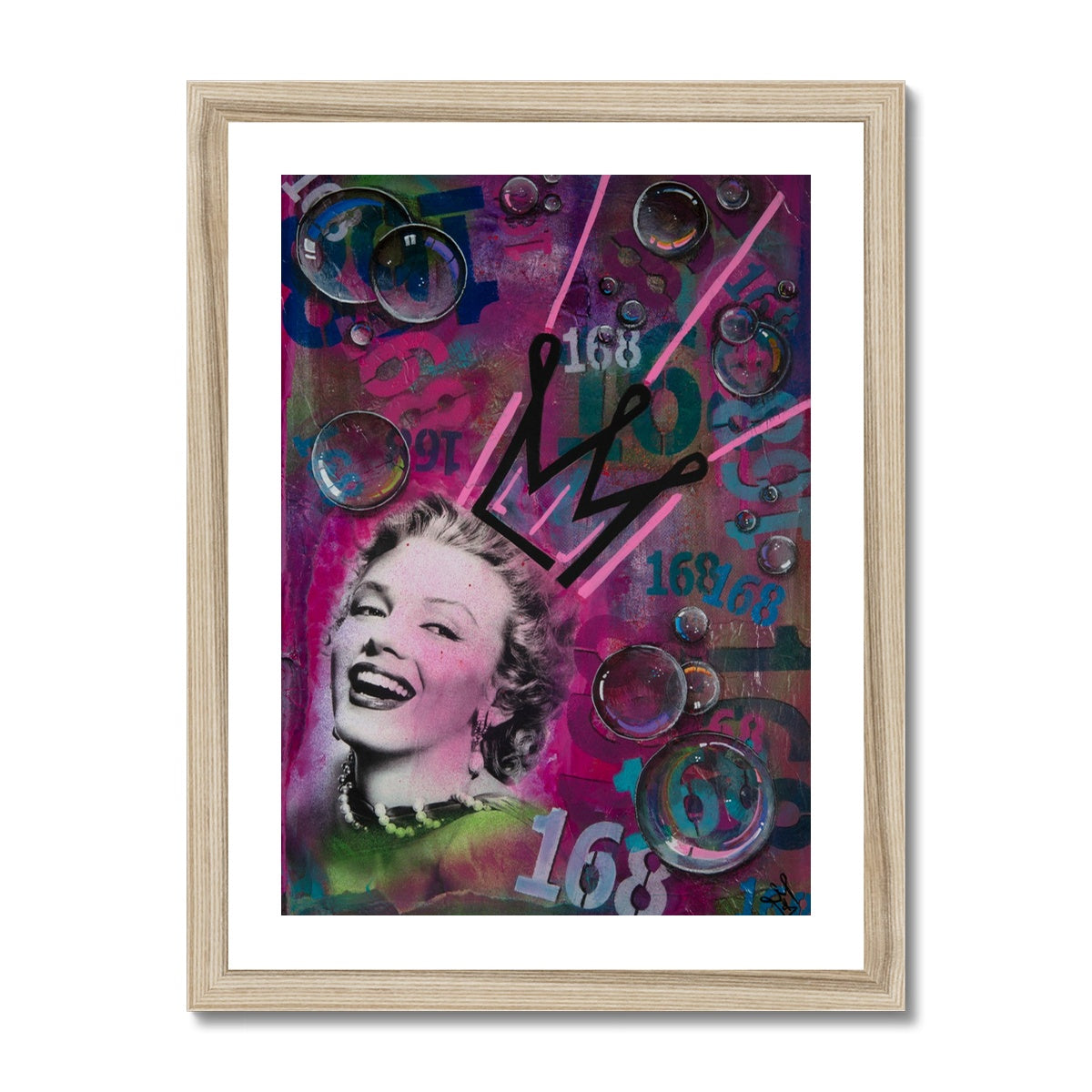 genius - pop art mashup print - kweenie studio