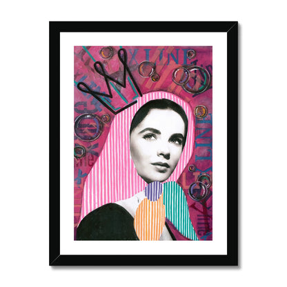 X the line - pop art mashup print - kweenie studio